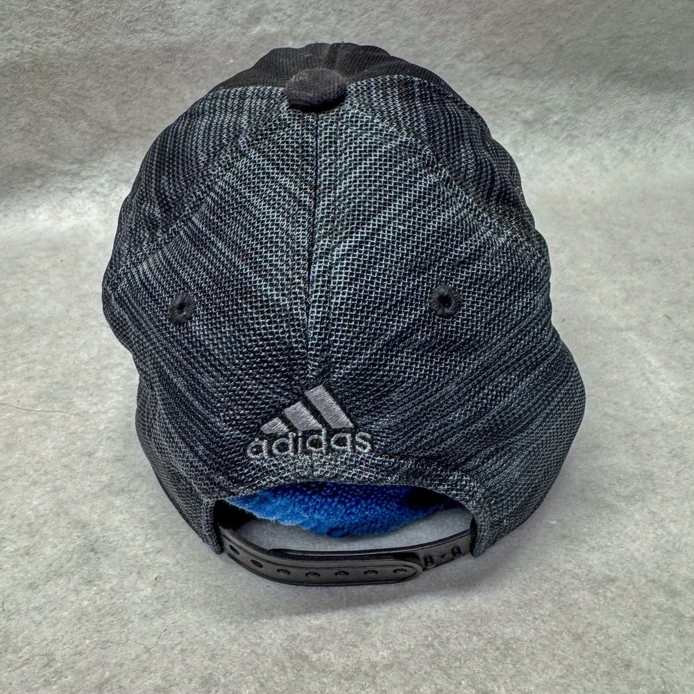 Adidas Hat Cap Snap Back‎ Black Gray Climalite Mesh Trucker Patch Mens Athletic